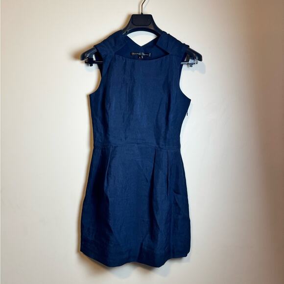 Theyskens Theory Silk Tailored Mini Dress - Size 0 - Picture 1 of 6